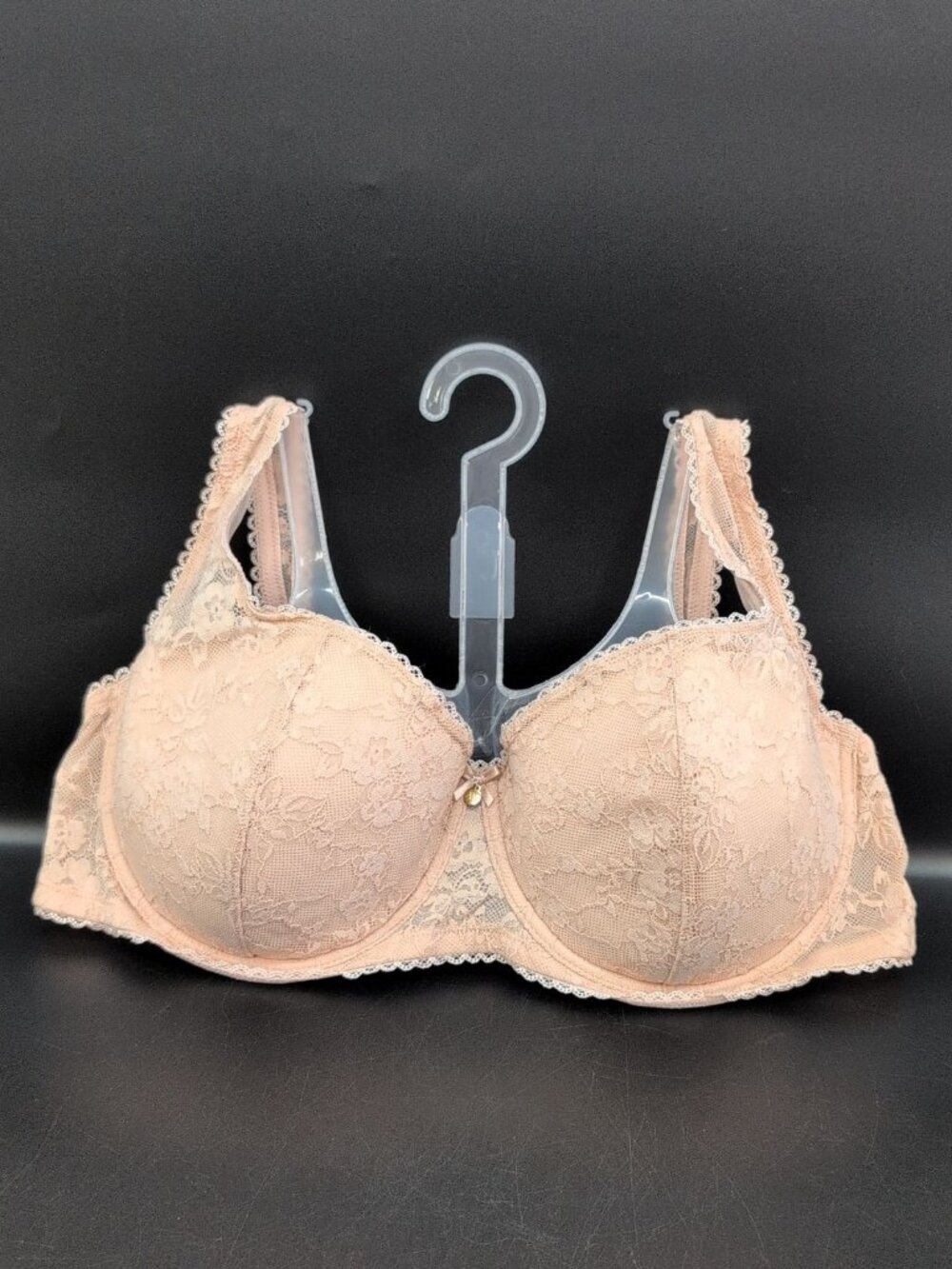 Adore Me Alexiane Underwire Push Up Balconette Bra 40D Cameo Rose